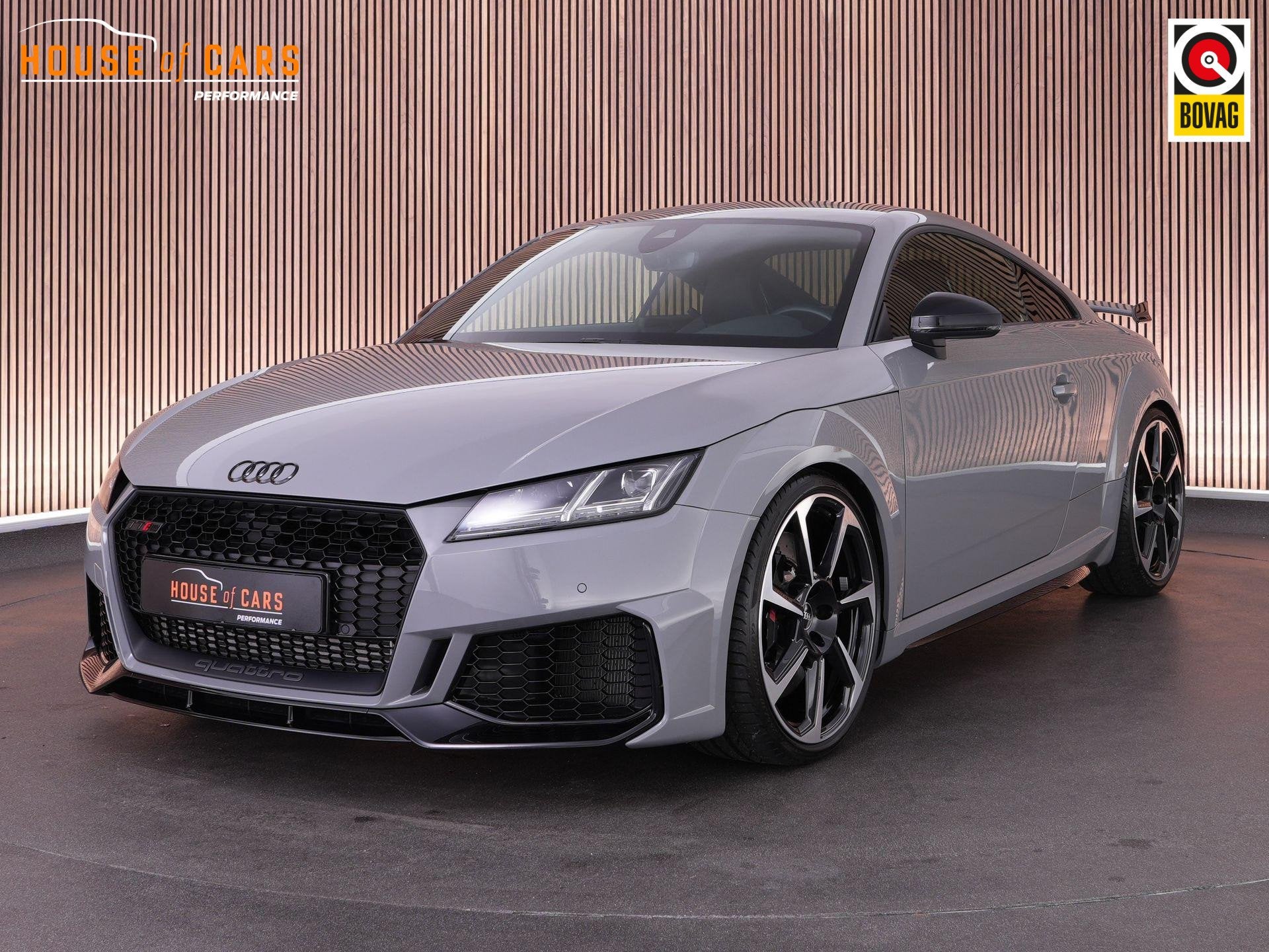 Audi TT RS 2.5 400pk RS TFSI quattro |stage1|RS- seats|RS-sp, Auto's, Audi, Automaat, Gebruikt, 4 stoelen, Leder