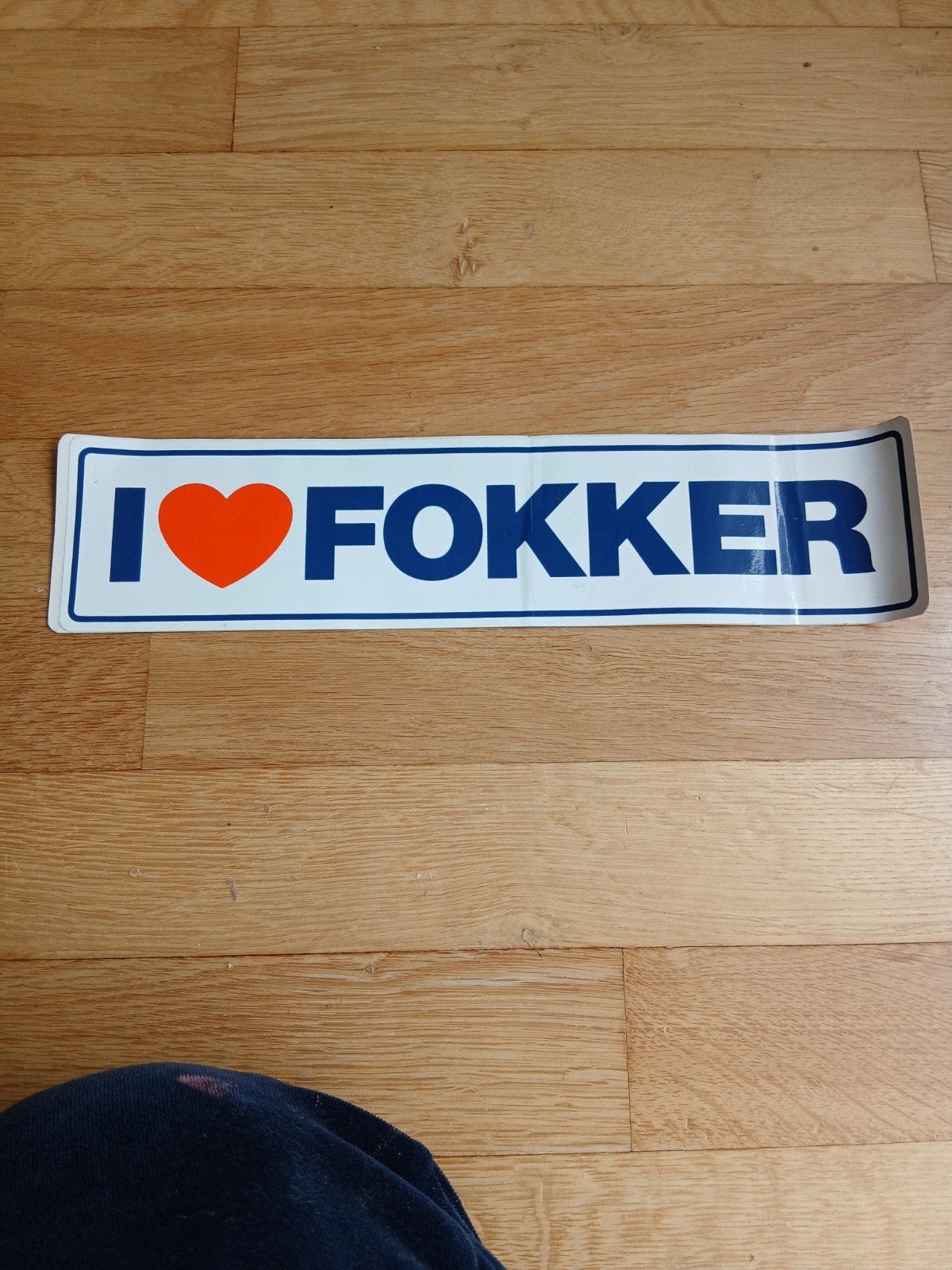 Fokker Sticker, Ophalen of Verzenden, Nieuw, Overige typen