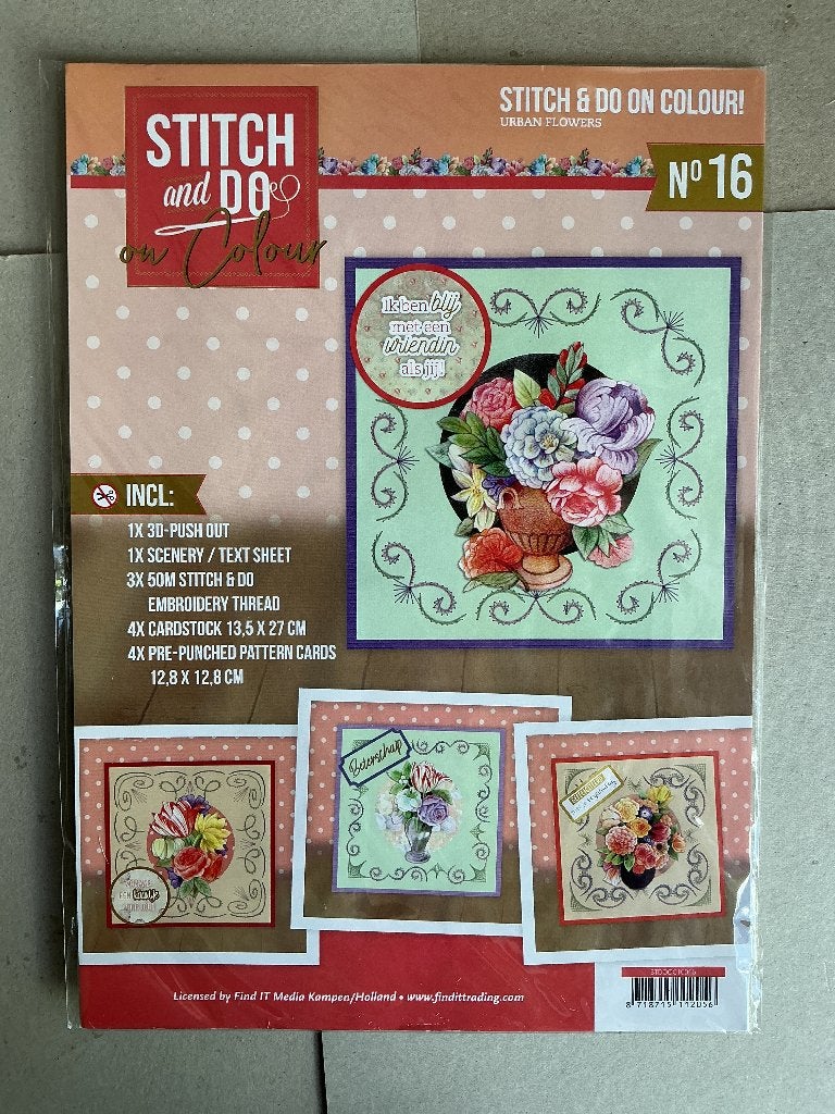 Stitch and do on colour (16), Hobby en Vrije tijd, Kaarten | Zelf maken, Ophalen of Verzenden, Nieuw, Overige thema's, Overige typen