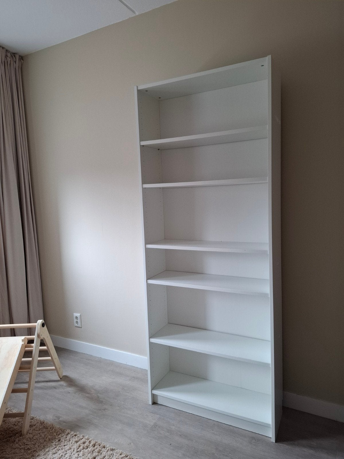 IKEA BILLY Boekenkast Wit - 80x28x202 cm, Ophalen, Met plank(en), Gebruikt, 200 cm of meer