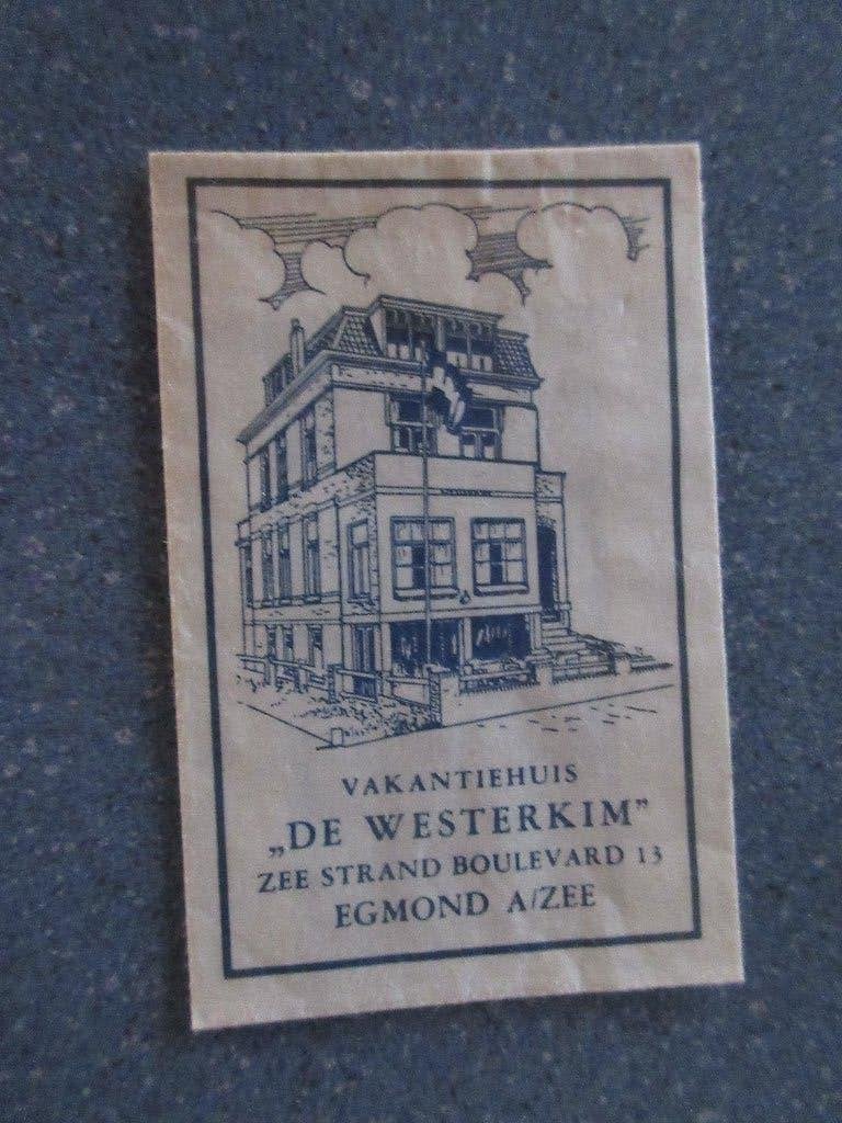 Egmond aan Zee, vakantiehuis De Westerkim, Verzenden