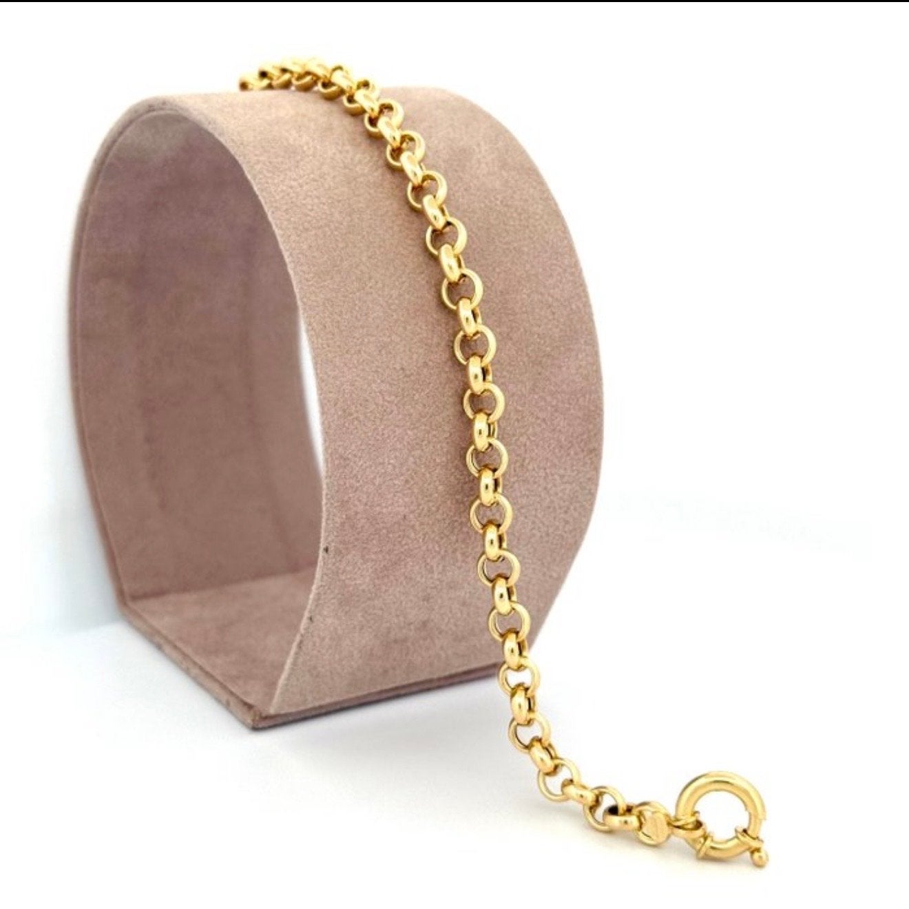 18k🇮🇹 Gouden Jasseron Armband, Ophalen of Verzenden, Nieuw, Goud