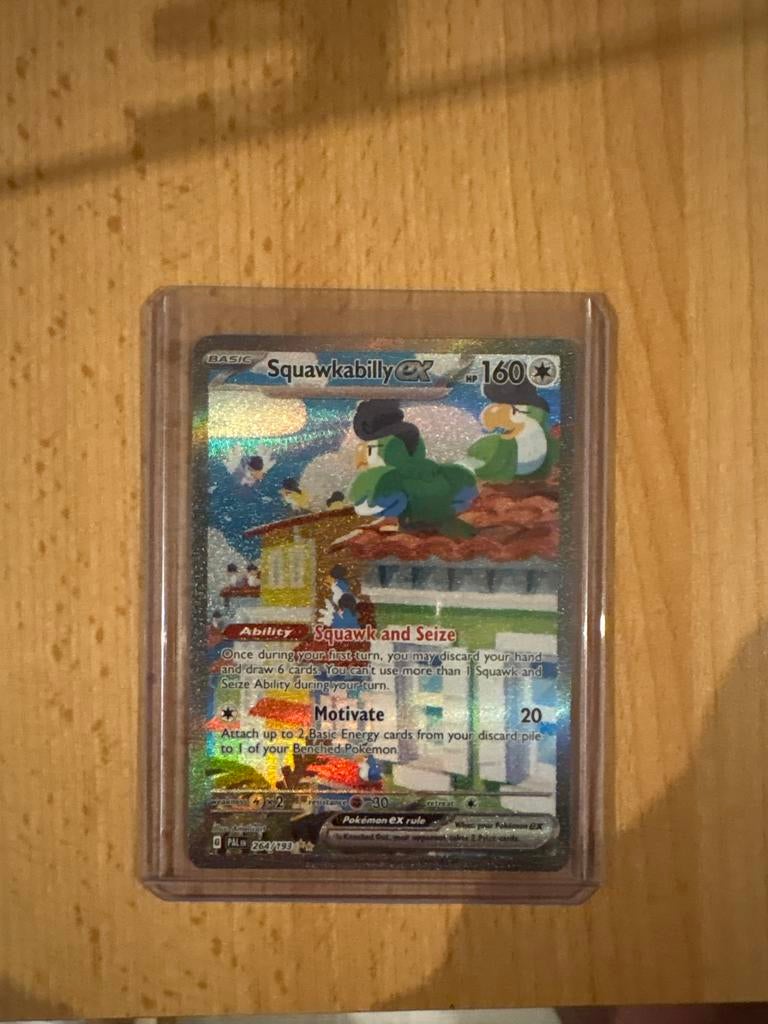 Squawkabilly EX 264/193 Full Art, Ophalen of Verzenden, Zo goed als nieuw, Losse kaart, Foil