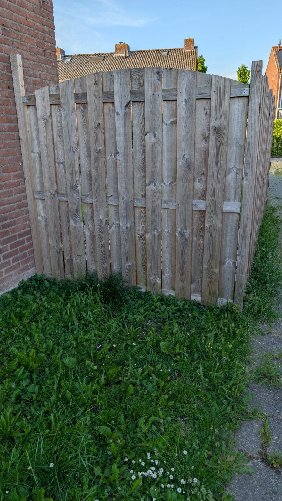 Schutting, Tuin en Terras, Schuttingen, Ophalen, Hout, 6 meter of meer, 1 tot 2 meter