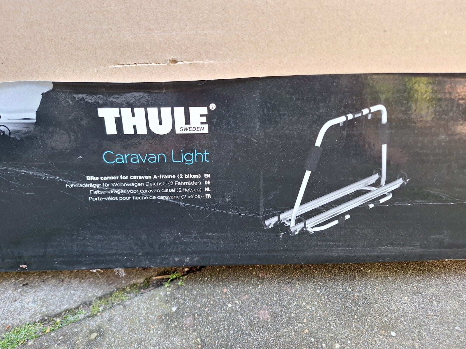 Thule Caravan Light Fietsendrager voor 2 fietsen, Auto diversen, Fietsendragers, Nieuw, Trekhaakdrager, 2 fietsen, Ophalen of Verzenden