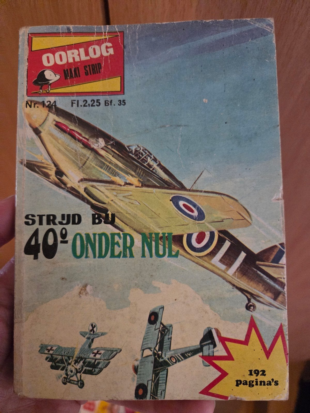 Oorlog Maxi Strip Nr. 124: Strijd bij 40 onder nul, Eén stripboek, Ophalen of Verzenden, Gelezen, Onbekend
