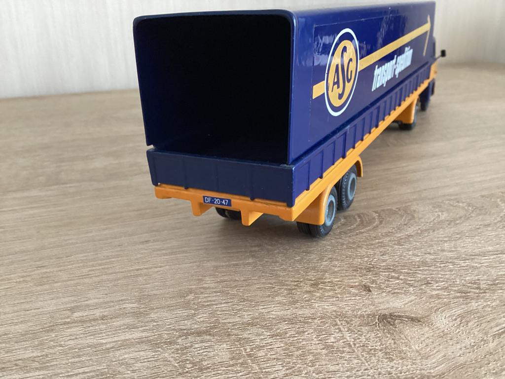 Mooie Scania 141 V8 Spiegels Stuuras Zwaailampen Oplegger, Ophalen of Verzenden, Zo goed als nieuw, Bus of Vrachtwagen, Tekno