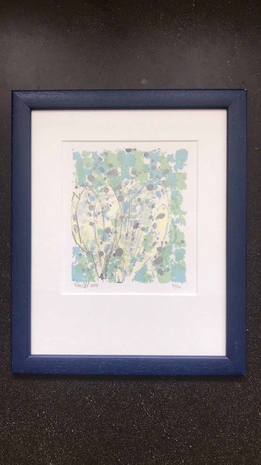 Zeefdruk witte tulpen - Ad van Hassel, Ophalen of Verzenden