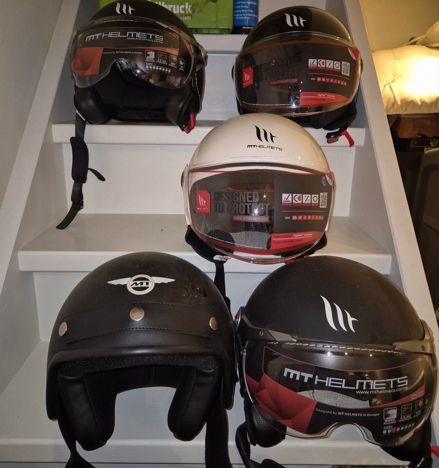 5x scooter helmen / ook los te koop, Ophalen, Overige typen