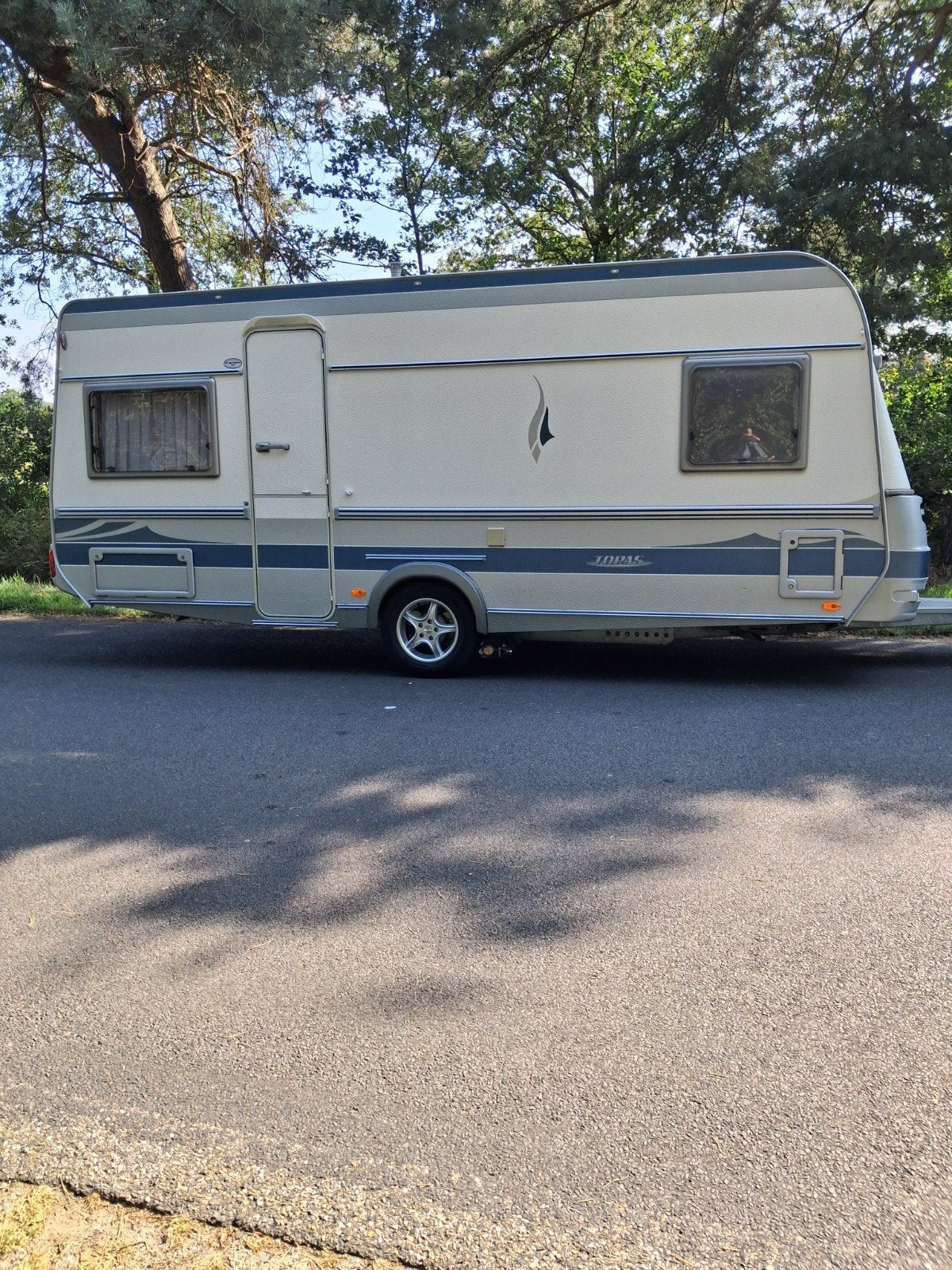 Mooie Fendt Topas TFB 510 2003 met bijna nieuwe voortent, Caravans en Kamperen, Caravans, Rondzit, Frans bed, Bedrijf, Ringverwarming