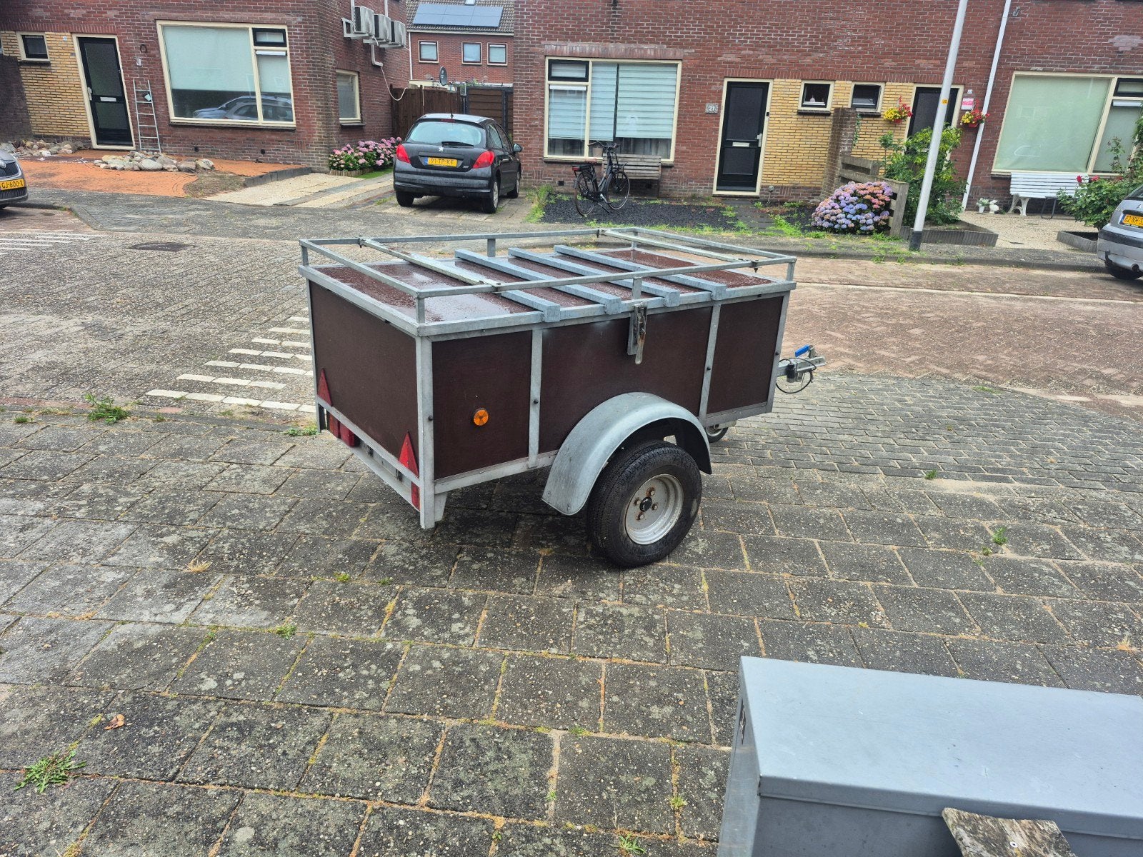 Bagagewagen vakantie aanhanger waterdicht 165x95x50, Ophalen