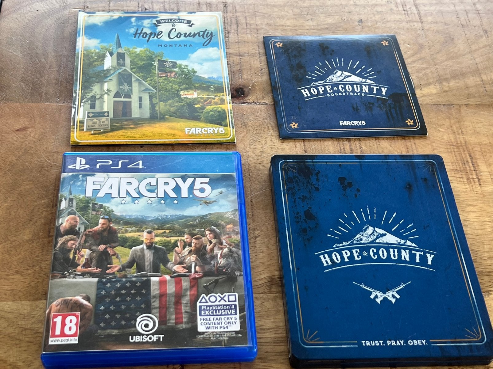Farcry 5 met Steelbook CD en Kaart, Spelcomputers en Games, Avontuur en Actie, Vanaf 18 jaar, 1 speler, Ophalen of Verzenden