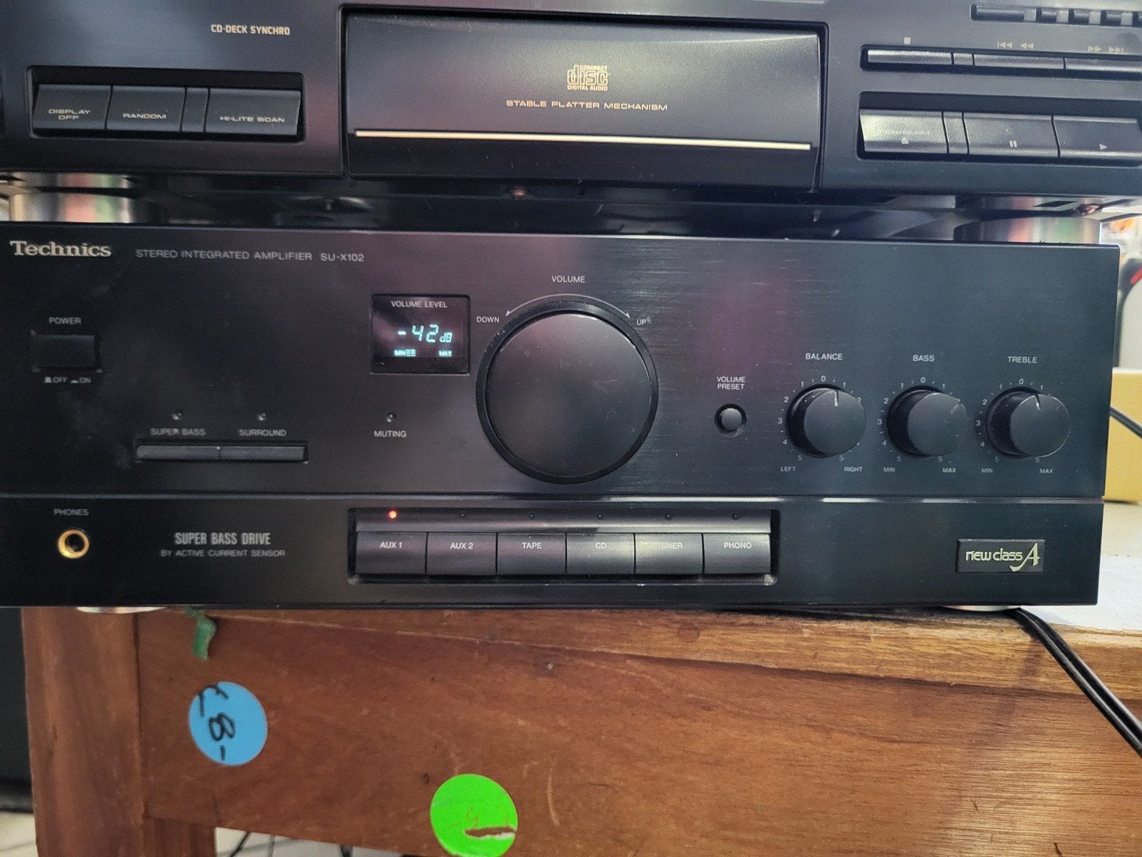 Technics SU-X100 Stereo Geïntegreerde Versterker, Audio, Tv en Foto, Ophalen of Verzenden, Gebruikt