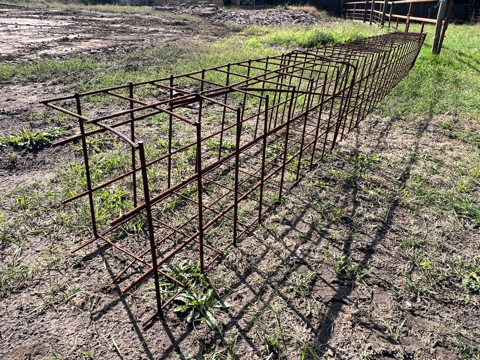 Beton vlechtwerk - 6 stuks van 30x40x500cm, Ophalen, Zo goed als nieuw