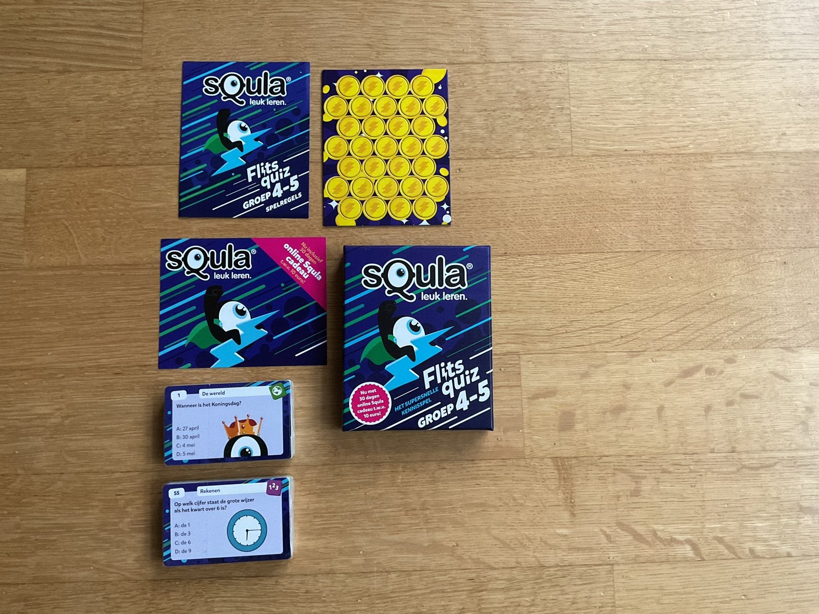 SQULA Flits Quiz Groep 4-5 Het supersnelle kennisspel. NIEUW, Een of twee spelers, Ophalen of Verzenden, Nieuw