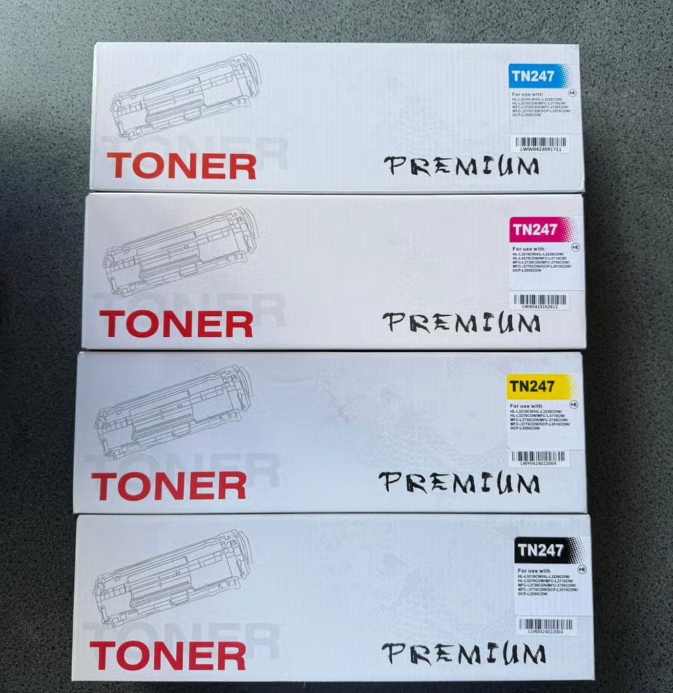 Premium TN247 Toner Cartridges - Nieuw in doos, Ophalen of Verzenden, Nieuw, Toner