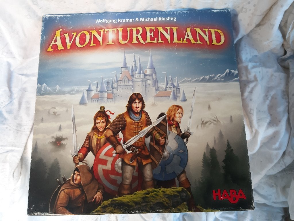Avonturenland – bordspel, in prima staat, Ophalen, Zo goed als nieuw, Een of twee spelers, Habo