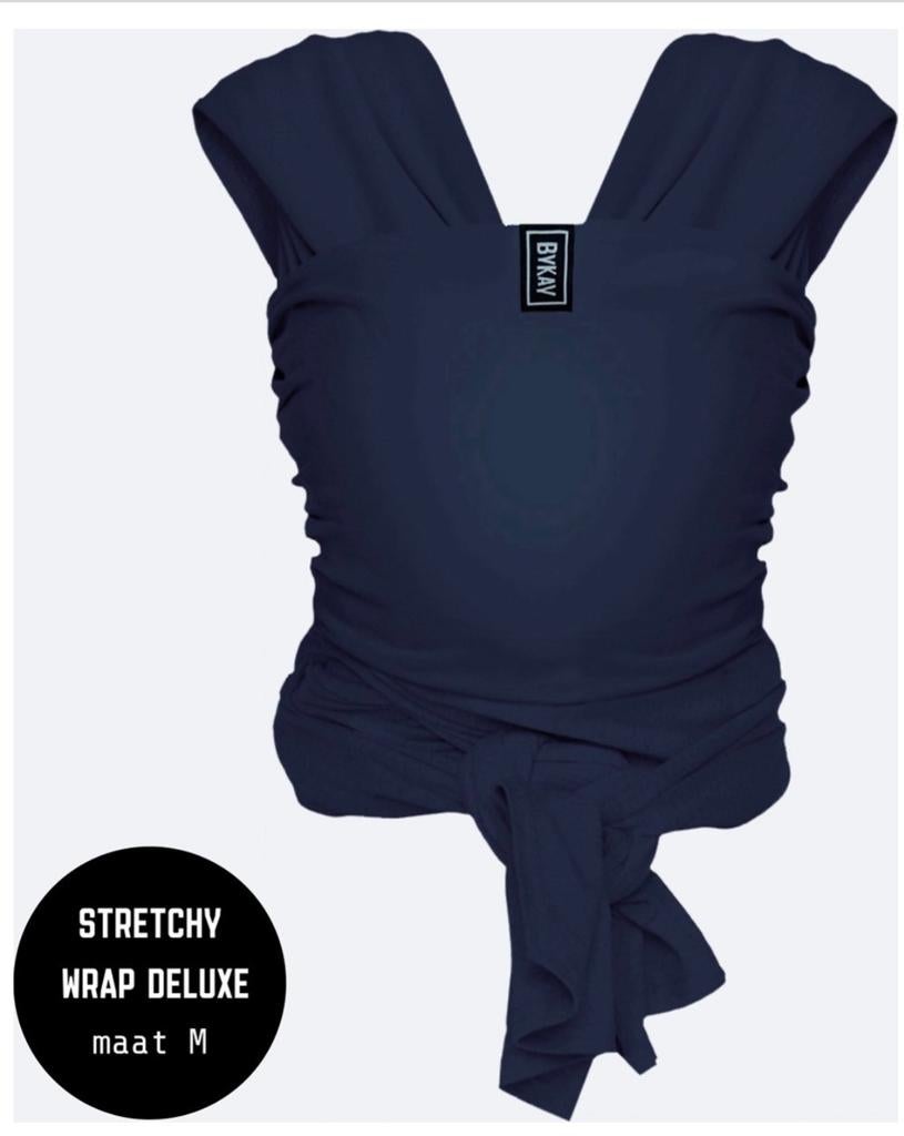 BYKAY Stretchy Wrap Deluxe Draagdoek Maat M - Zo goed als ni, Kinderen en Baby's, Babydragers en Draagdoeken, Overige merken, Draagdoek