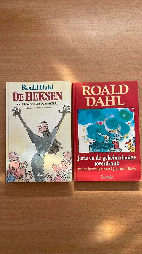 Roald Dahl Sjakie Daantje Heksen Joris, Boeken, Ophalen of Verzenden, Zo goed als nieuw