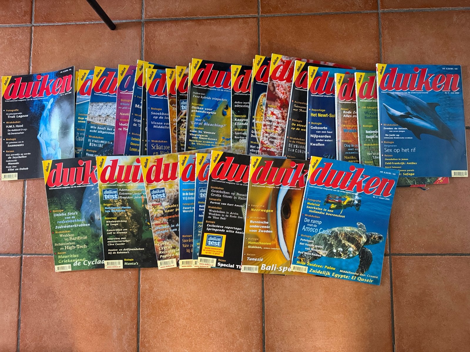 Duiken Magazine Collectie - Diverse Jaargangen, Boeken, Ophalen, Gelezen, Overige typen
