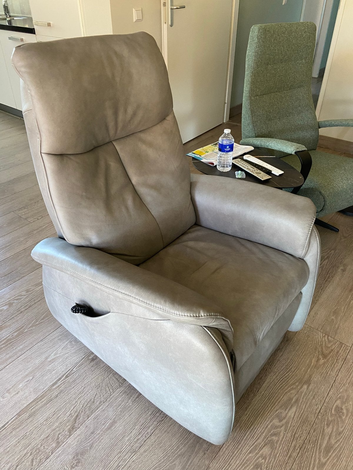Himolla Senator 7071 Relaxfauteuil met 5 Motoren, Huis en Inrichting, Fauteuils, Ophalen, Gebruikt, Leer, 75 tot 100 cm