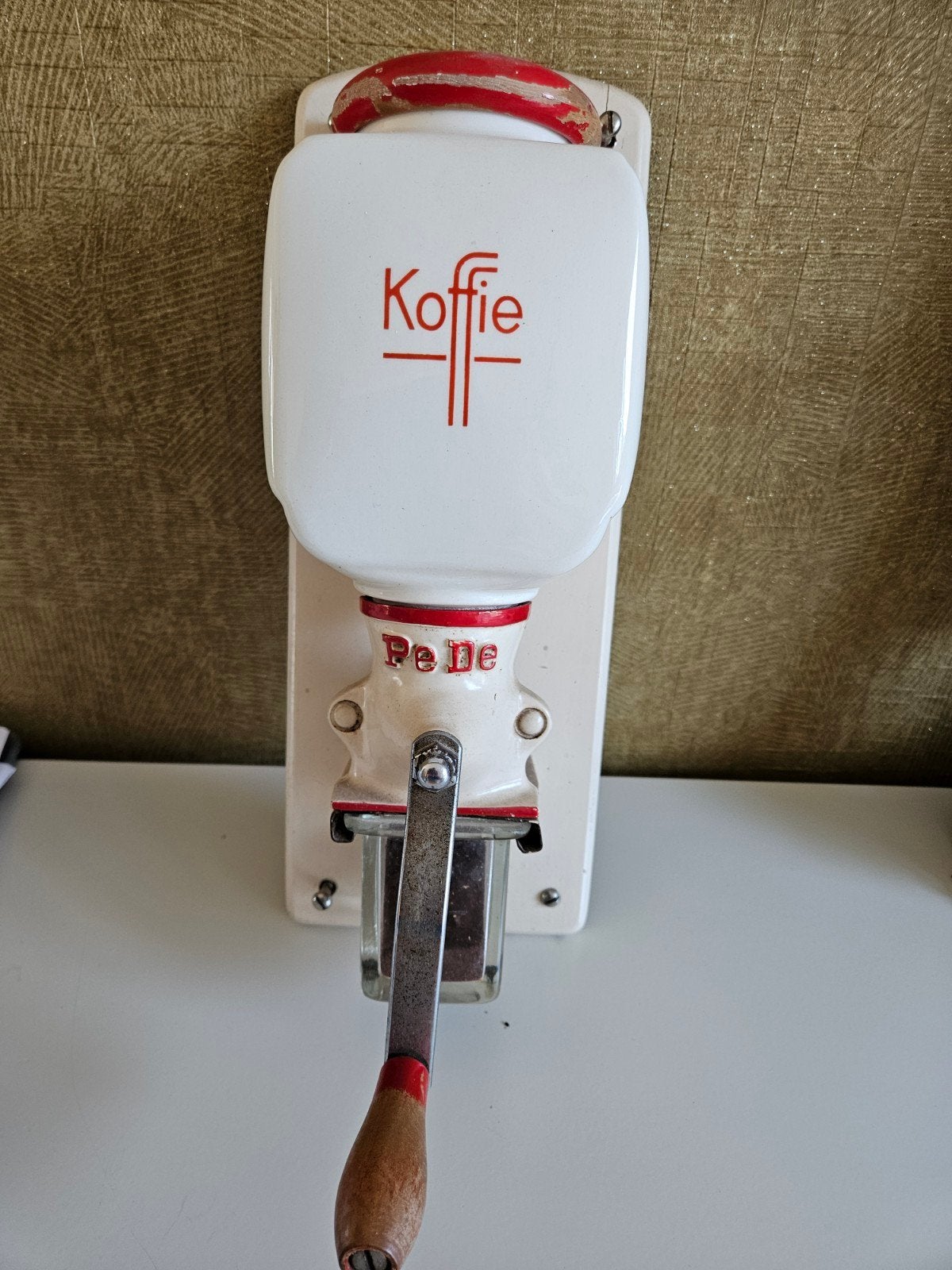 Vintage PeDe Koffiemolen - Wandmodel, Ophalen of Verzenden