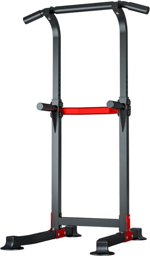 KRACHTSTATION Power Tower Dip Station Pull Up Bar, Ophalen of Verzenden, Zo goed als nieuw, Metaal, Krachtstation