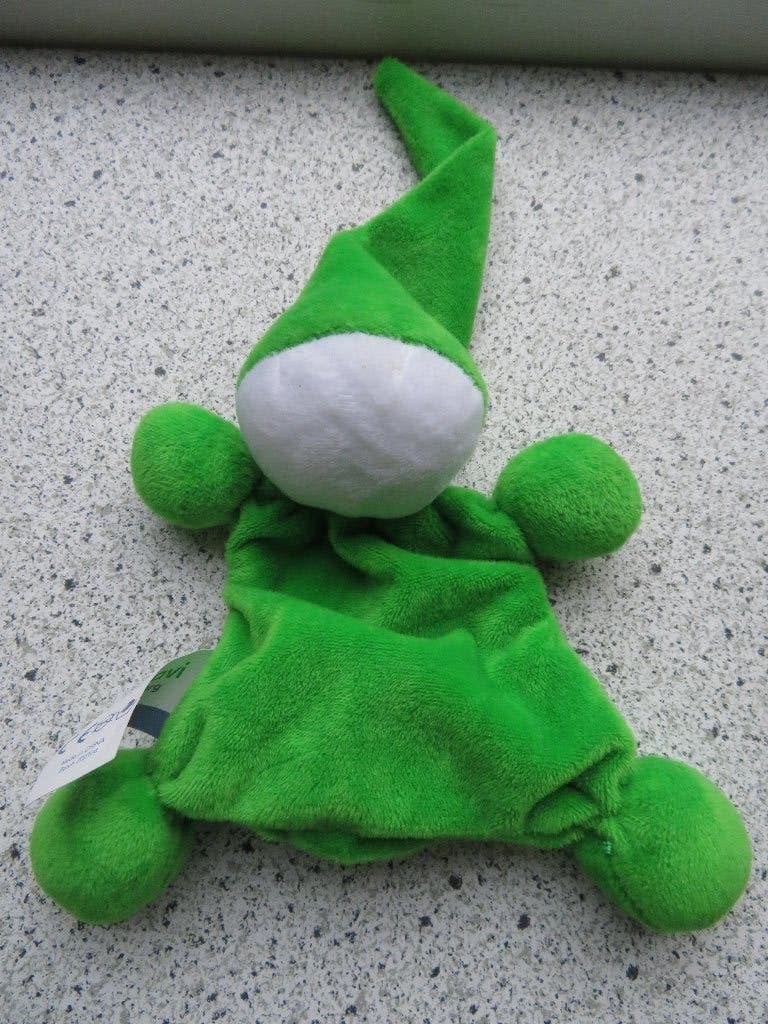 Groen velours spookpopje spookje popje Lunavi kraamzorg, Groen, Overige typen, Ophalen of Verzenden, Zo goed als nieuw