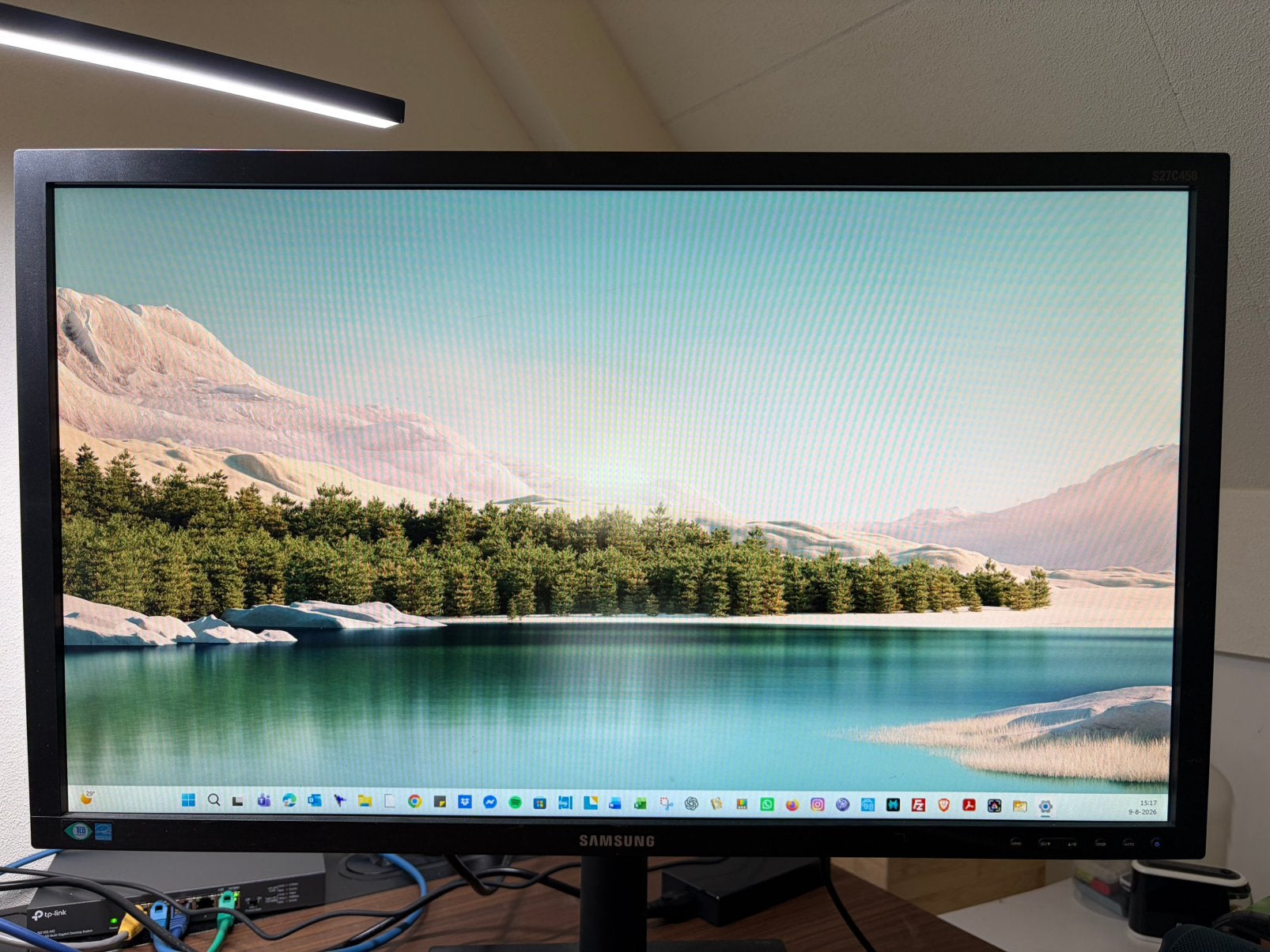 Samsung S27C450D 27-inch Full HD monitor – verstelbare voet, Ophalen, Draaibaar, Gebruikt, Full HD