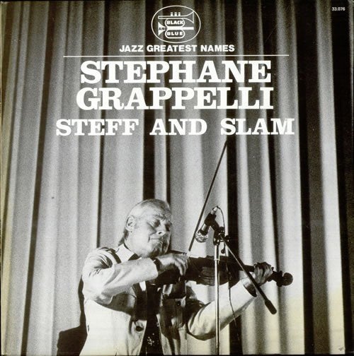 Ruil of koop Stephane Grappelli "Steff And Slam" (LP 1975), Cd's en Dvd's, Vinyl | Jazz en Blues, LP, Gebruikt, Ophalen of Verzenden