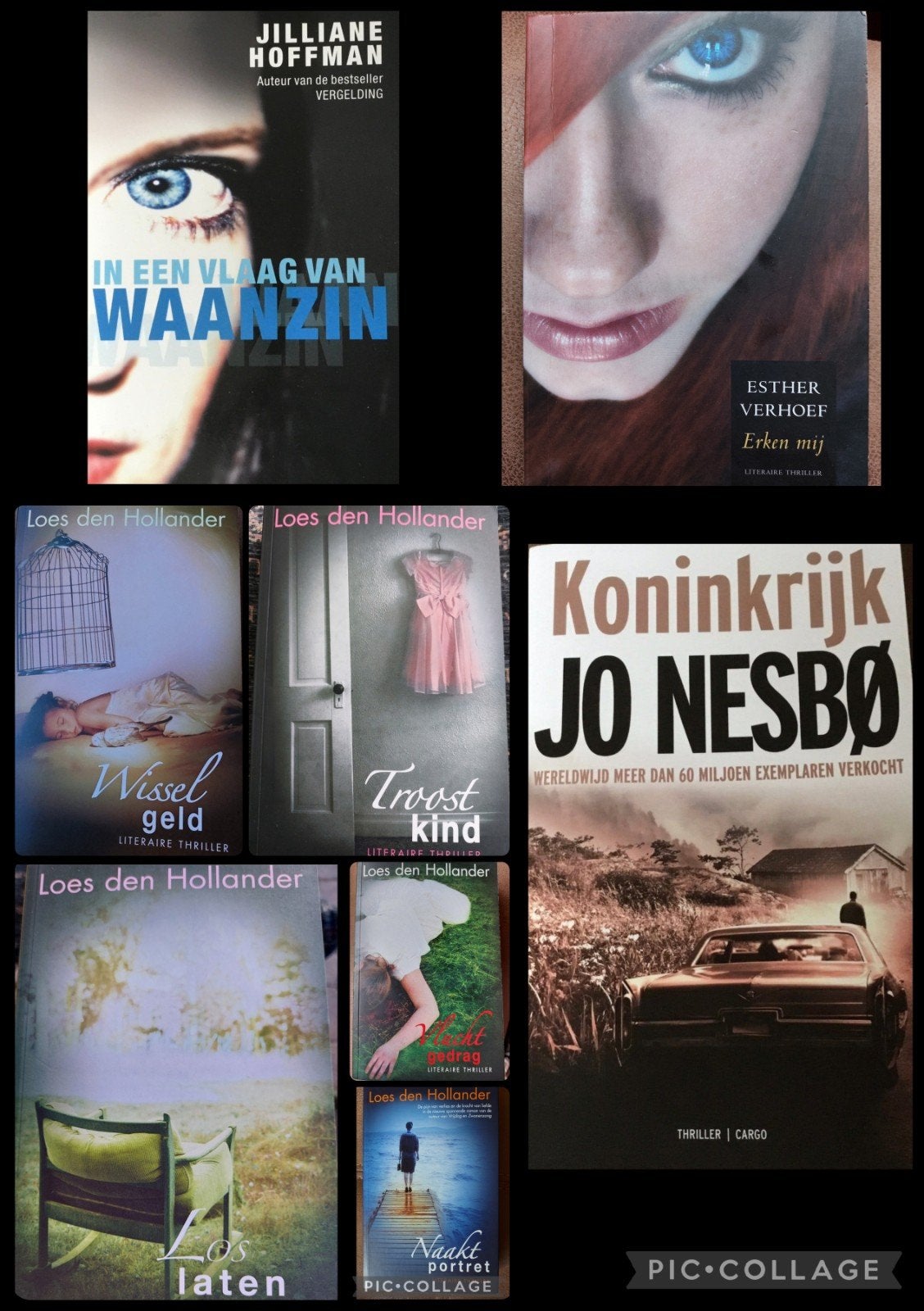 8 spannende thrillers oa Jo Nesbø , Esther Verhoef., Ophalen of Verzenden, Zo goed als nieuw