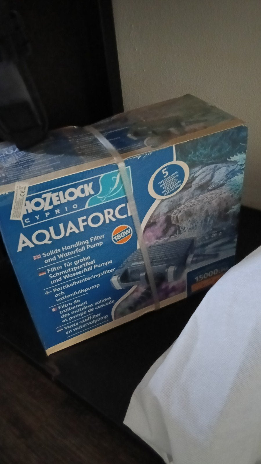 Hozelock Cyprio Aquaforce 15000 vijverfilterpomp 180W, Ophalen of Verzenden, Nieuw