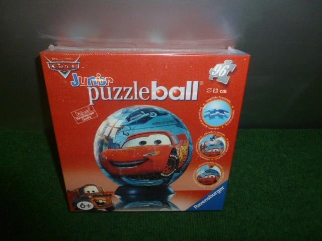 NIEUW Disney Cars Junior Puzzel bal 12 cm 96 stukjes, Ophalen of Verzenden, Meer dan 50 stukjes, Nieuw, 6 jaar of ouder