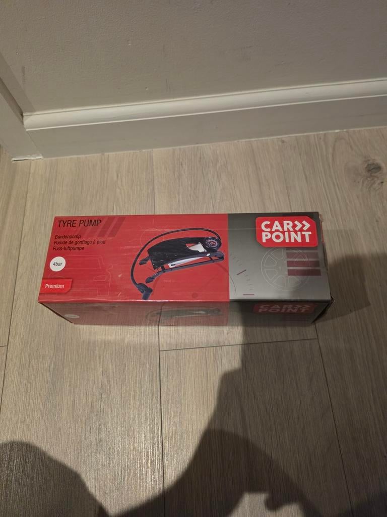 Car Point Bandenpomp - Voetpomp 4 bar, Auto diversen, Auto-accessoires, Ophalen, Nieuw