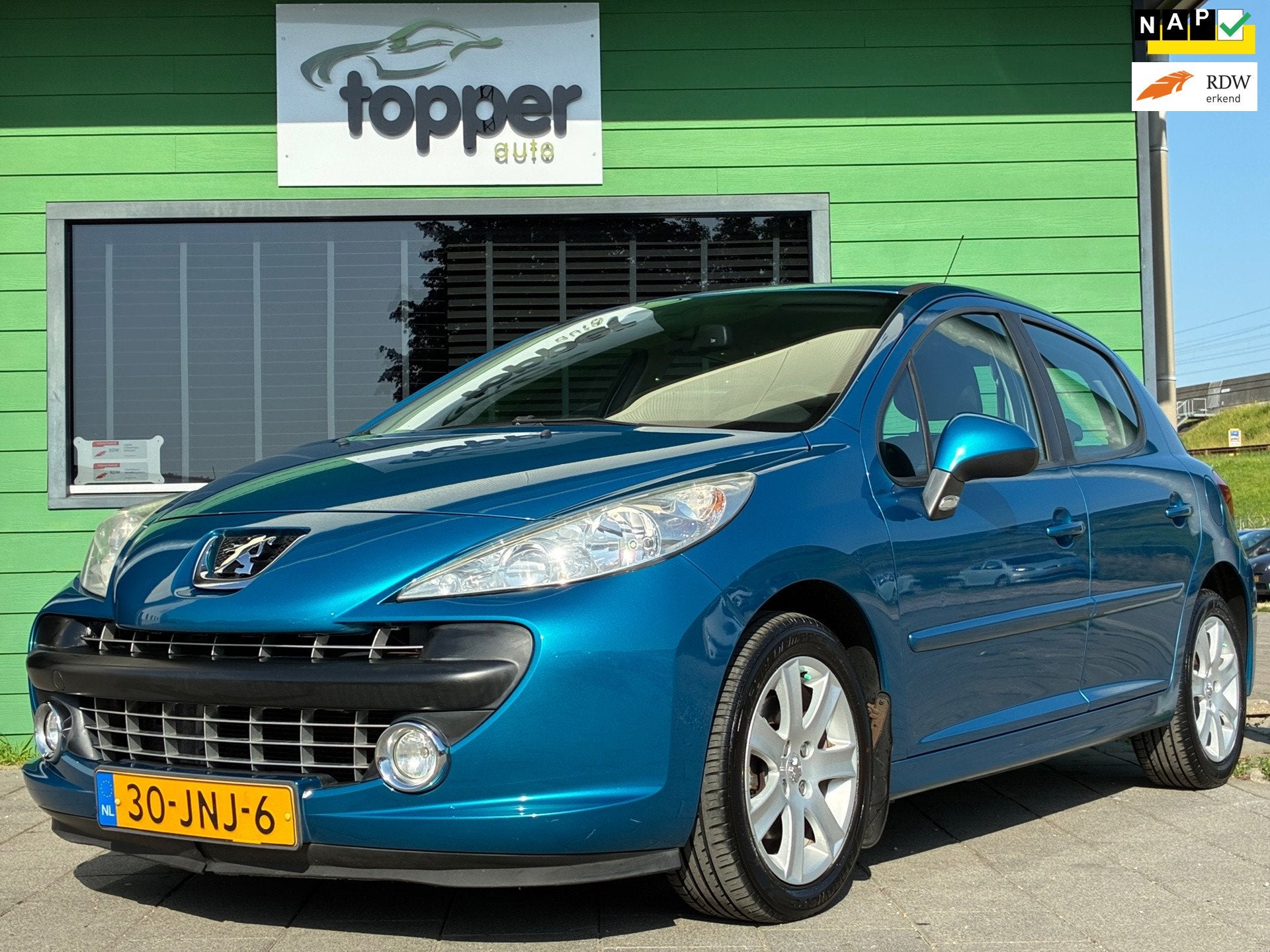 Peugeot 207 1.6 VTi XS Pack|2e Eigenaar | Automaat | CruiseC, Auto's, Automatische klimaatregeling, Gebruikt, 4 cilinders, Blauw