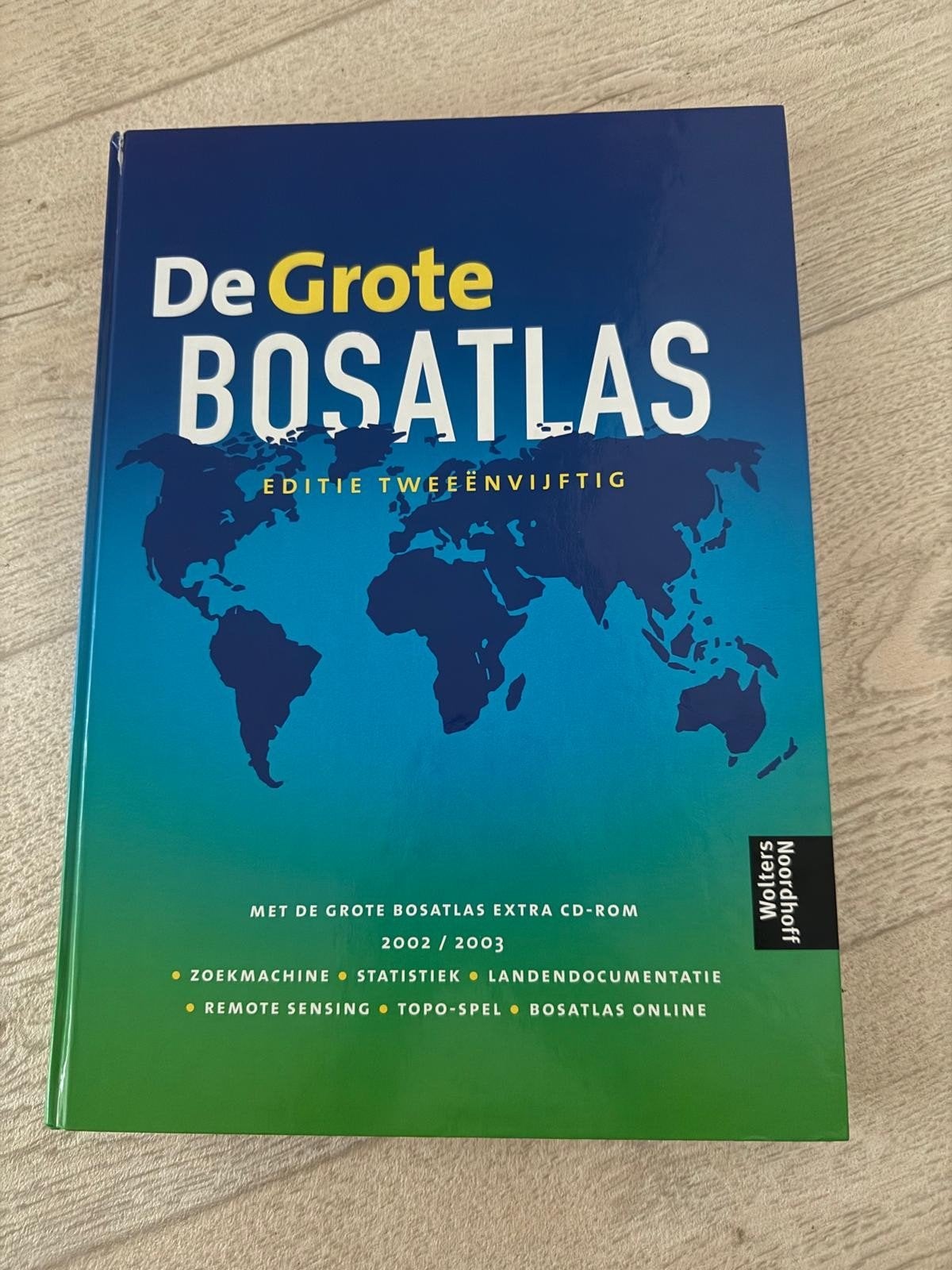 De Grote Bosatlas editie 52, Boeken, Bosatlas, 2000 tot heden, Ophalen of Verzenden, Zo goed als nieuw