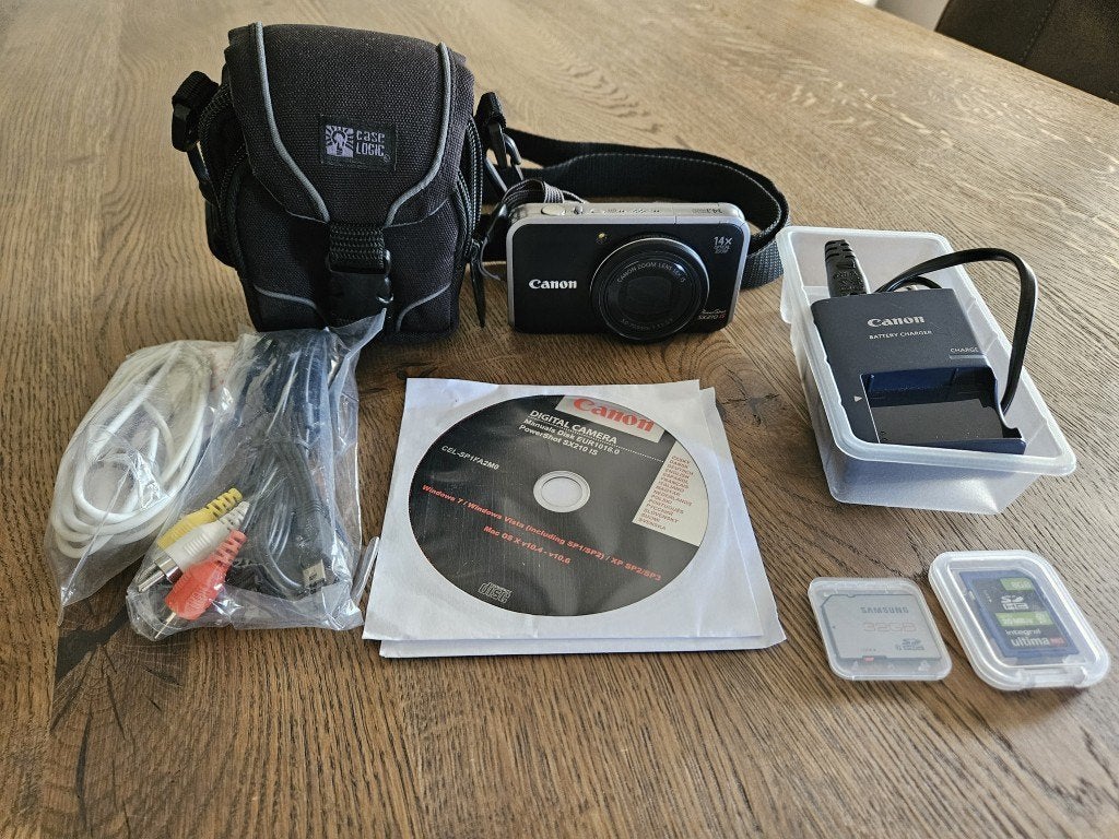 Canon Powershot SX210 IS compactcamera, Ophalen, Canon, Zo goed als nieuw, Compactcamera