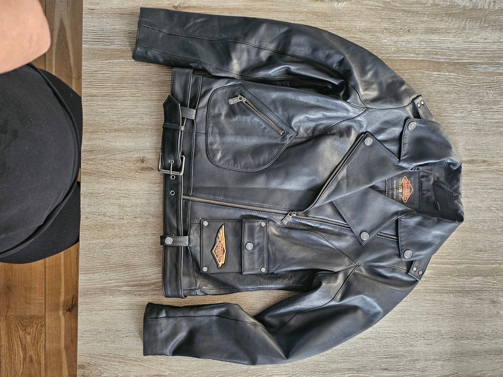 Harley Davidson Leren Damesjas 120 Jaar Jubileum Maat S, Motoren, Ophalen of Verzenden, Jas | leer