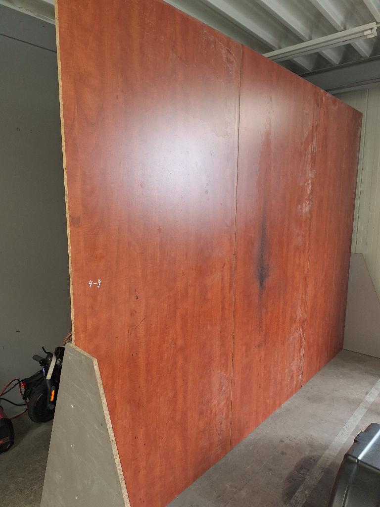 Scheidingswand / houten panelen – multifunctioneel inzetbaar, Ophalen, Gebruikt