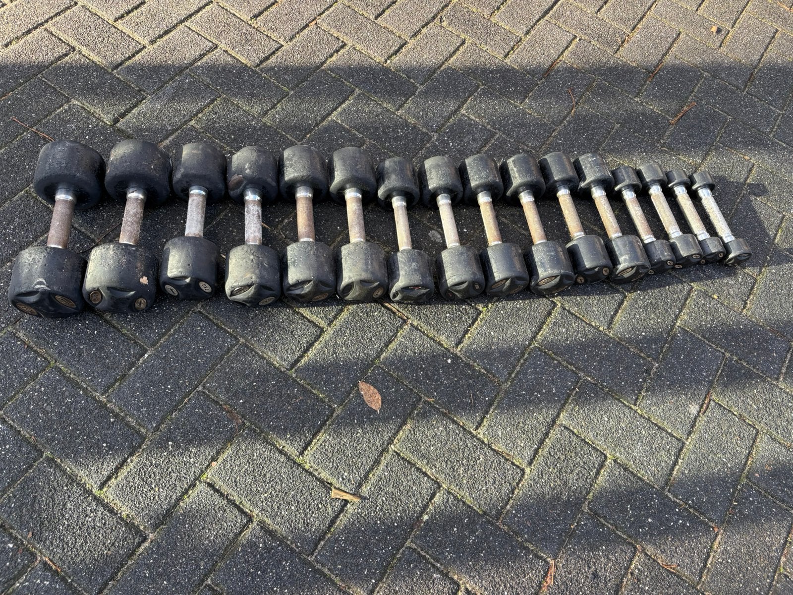 Lifemaxx dumbbells 1-8 kg gewichten, Ophalen, Dumbbell, Gebruikt, Dumbbells
