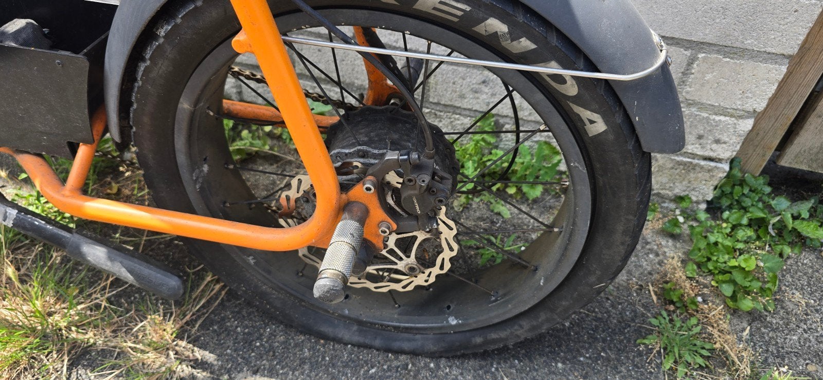 Phatfour fatbike met 2 accu's moet nieuwe velg en spaken!!, 59 cm of meer, Ophalen of Verzenden, Gebruikt, Overige merken