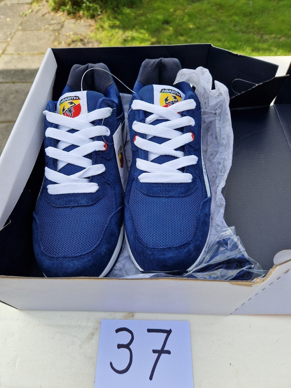 Abarth Safety Footwear Sneakers Maat 37 - Nieuw in doos, Kleding | Dames, Ophalen, Blauw, Nieuw, Sneakers of Gympen