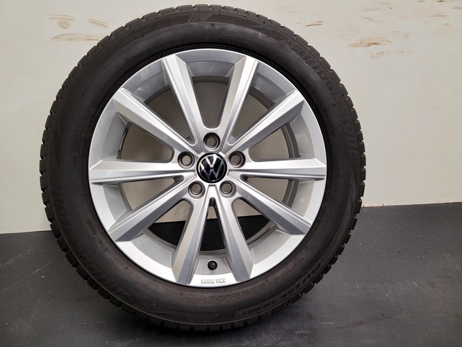 ZGAN 16 inch Vw polo velgen 185 60 16 winter 8mm seat skoda, Ophalen, Gebruikt, 16 inch, Banden en Velgen