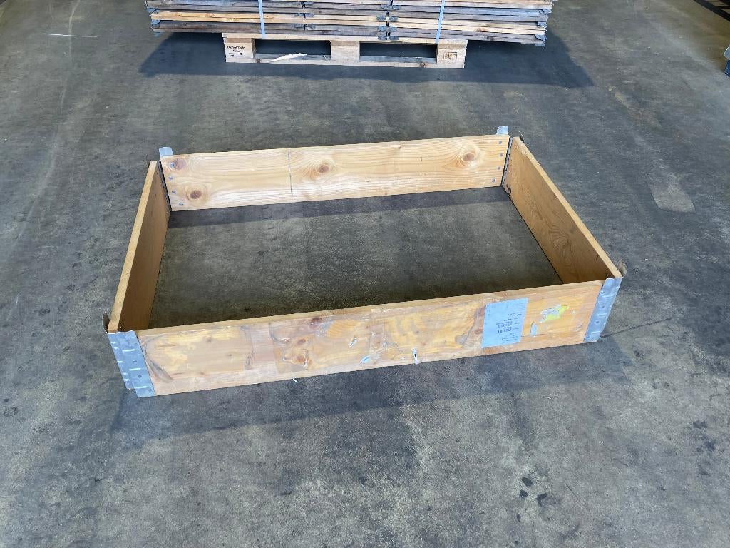 gebruikte palletranden 120x80x20 cm, Tuin en Terras, Bloembakken en Plantenbakken, Ophalen, Gebruikt, Minder dan 30 cm, 100 cm of meer