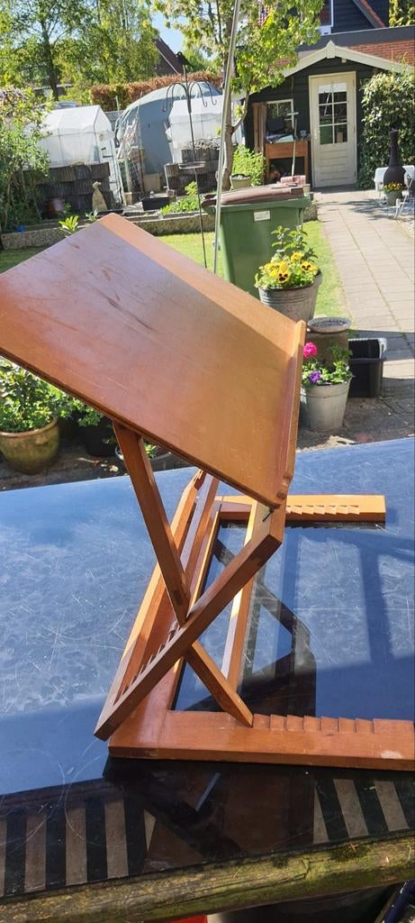 Houten Tekentafel / Tekenbord - Verstelbaar, Antiek en Kunst, Ophalen