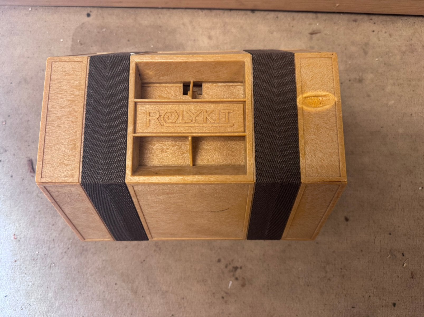 Rolykit vintage opbergkoffer, Ophalen of Verzenden, Zo goed als nieuw, Poppenhuis