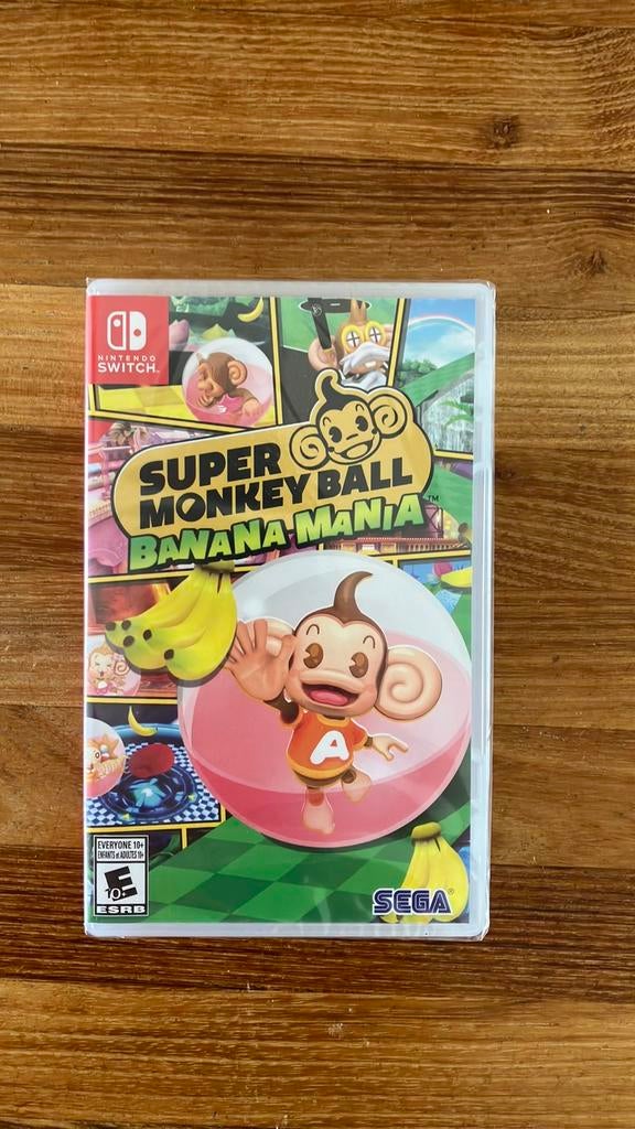 Super monkey ball Banana Mania - nieuw en verzegeld Switch, 1 speler, Ophalen of Verzenden, Zo goed als nieuw, Vanaf 3 jaar