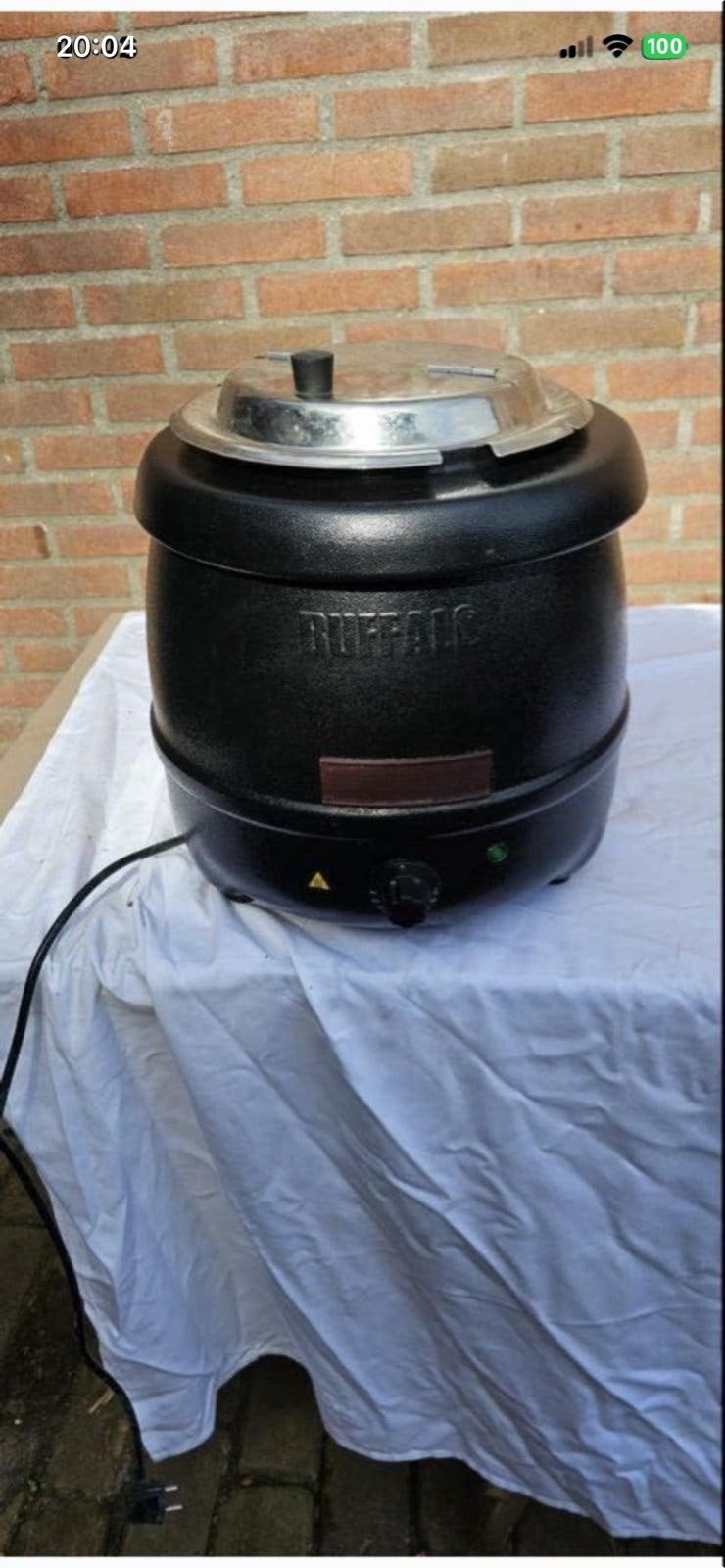 Soepwarmhoudpan - Ideaal voor feesten en catering, Ophalen, Gebruikt
