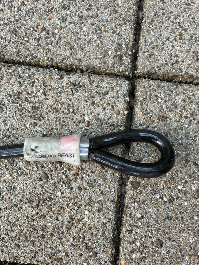 DoubleLock Cable Lock BEAST, Watersport en Boten, Accessoires en Onderhoud, Gebruikt, Ophalen of Verzenden