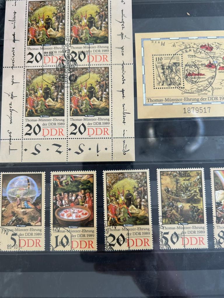 IN GELIJSTE POSTZEGELS uit Duitsland, DDR VERZAMELING, Ophalen of Verzenden, Gestempeld